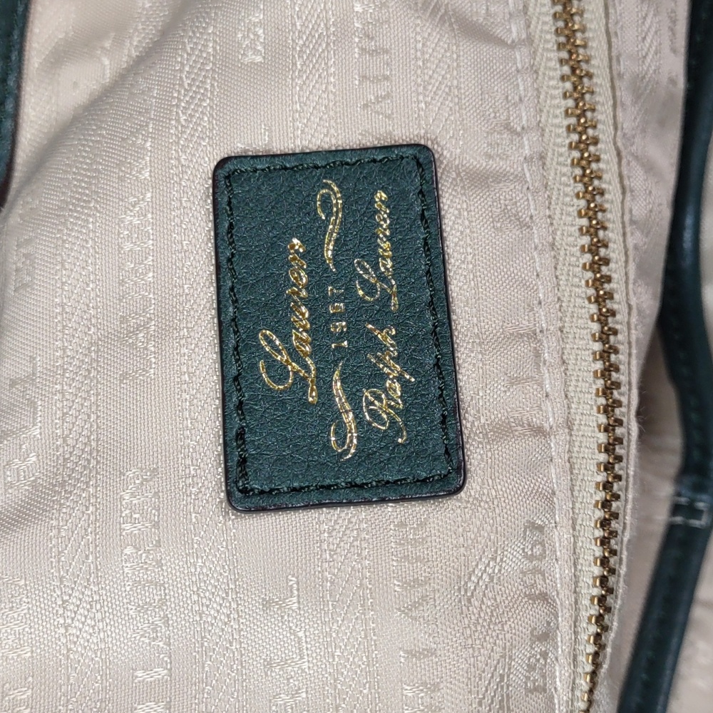 Lauren Ralph Lauren "Governor" Leather Tote Bag - Picture 12 of 15